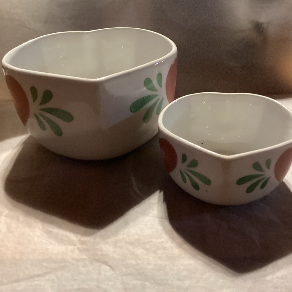 Heart Shaped Bowls - set of two